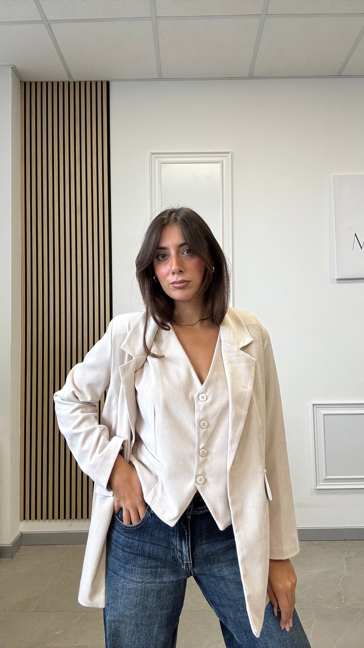 BLAZER in vellutino “MIRANDA”