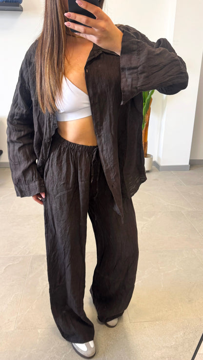 PANTALACCIO IN 100% LINO