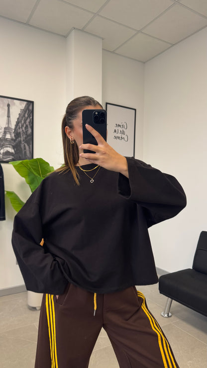 MAGLIA OVER BASIC “FELPATA”