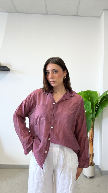 CAMICIA SEMI VELATA “SARAH”