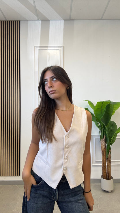 GILET in vellutino “MIRANDA”