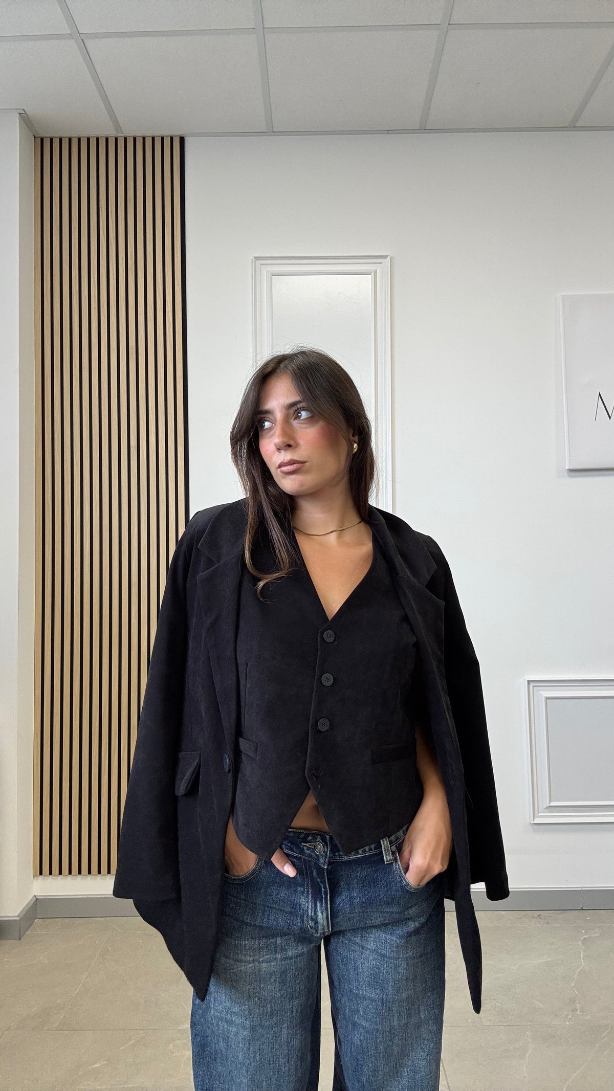 BLAZER in vellutino “MIRANDA”
