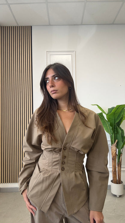 CAMICIA bustier “BUTTON”