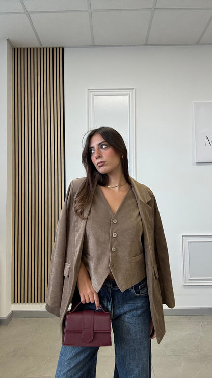 BLAZER in vellutino “MIRANDA”